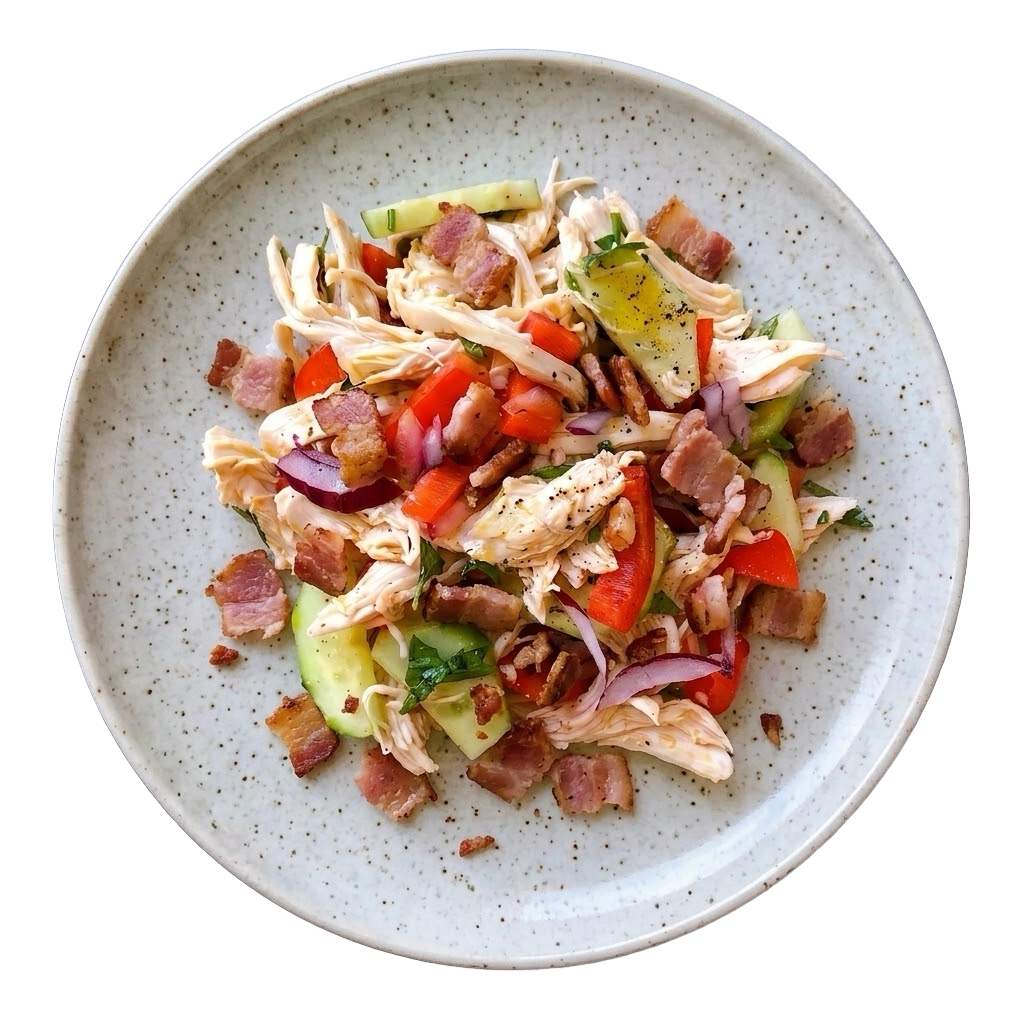 KYLLING OG BACONSALAT